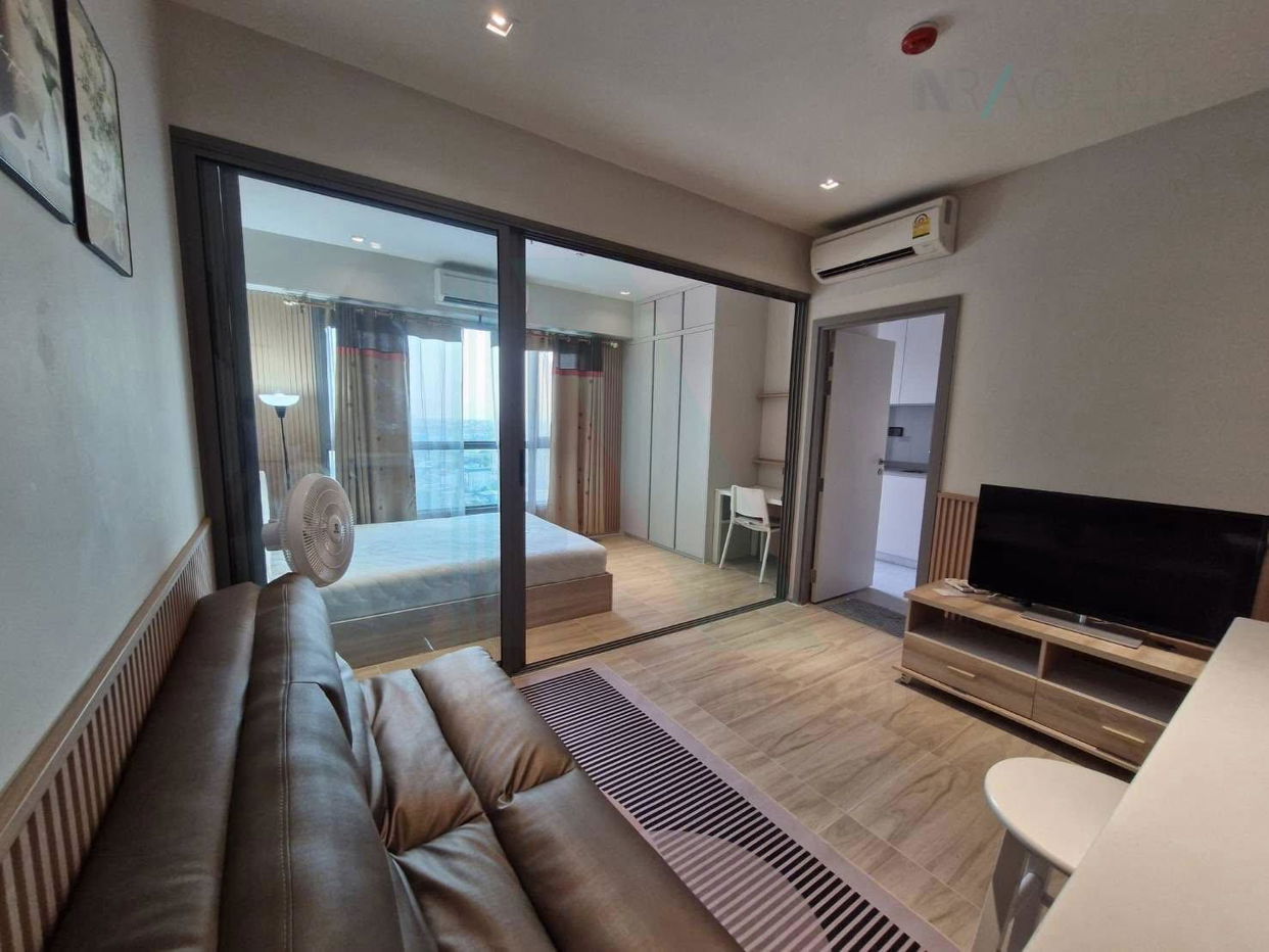 รูป 🚩 ให้เช่าคอนโด วิสซ์ดอม สเตชั่น รัชดา-ท่าพระ อาคาร 1 ชั้น 15 1 ห้องนอน ขนาด 32.00 ตรม ใกล้ ไทยช่วยไทยพลาซ่า - รูปที่ 7/8