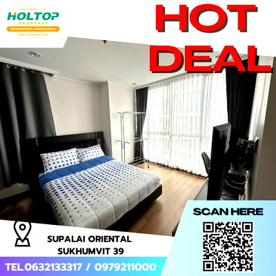 คอนโดให้เช่า : #S5710 ให้เช่า Supalai Oriental Sukhumvit 39
