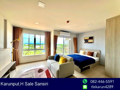 ขายคอนโด : 🔥 HOT Price!!🔥 ดีคอนโด แซนด์ หาดใหญ่ 🛍️ 28.81 ตร.ม. 1 ห้องนอน 1 ห้องน้ำ City View ห้องพร้อมเข้าอยู่