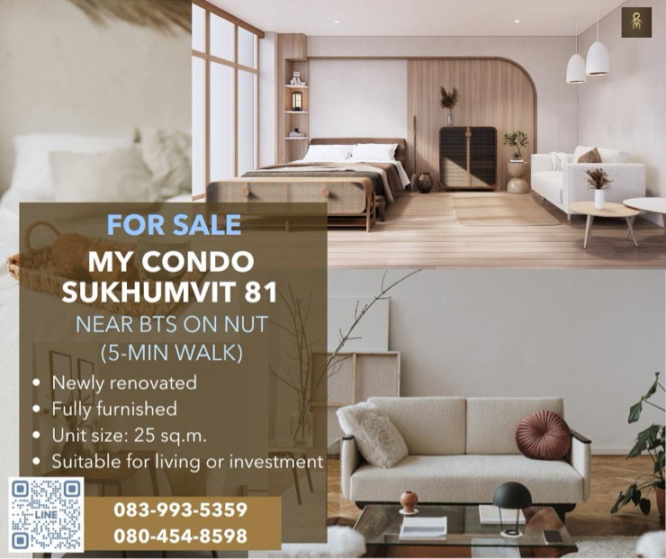 picture Condo for Sale – My Condo Sukhumvit 81 | Near BTS On Nut  - 2/3