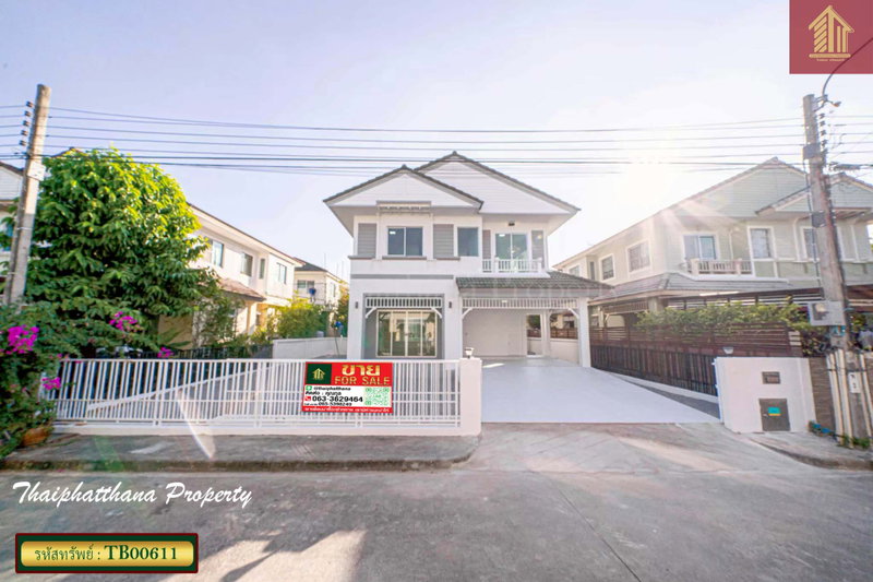 ขายบ้านเดี่ยว : ชลลดา สุวรรณภูมิ บ้านเดี่ยวรีโนเวทใหม่ ลาดกระบัง54 ใกล้สนามบินสุวรรณภูมิ