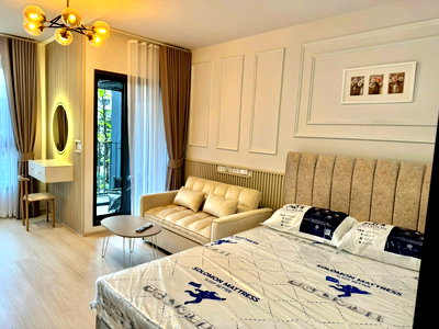 Condos for rent Esplanade Ratchadapisek  :  Aspire Vibha-Victory  27 sqm., 9th floor, city view, Super great location. BTS  Victory Monument