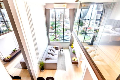 Condos for rent : 📣Nice room!📣 For Rent Condo KNIGHTSBRIDGE PRIME SATHORN Building 1, Floor 25,Duplex, Room size 44.00 sqm