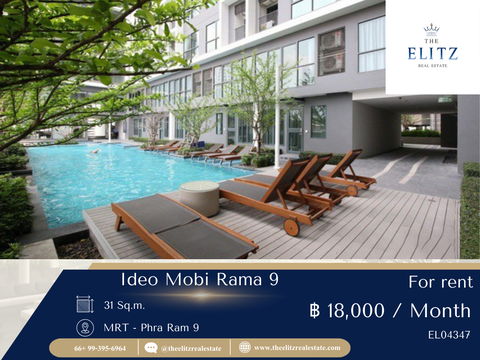 ✨ Smart Living ✨ Ideo Mobi พระราม 9 ห้อง Layout ลงตัว ทำเลศักยภาพที่สุดในย่าน New CBD สะดวกทุกการเดินทาง 🎉