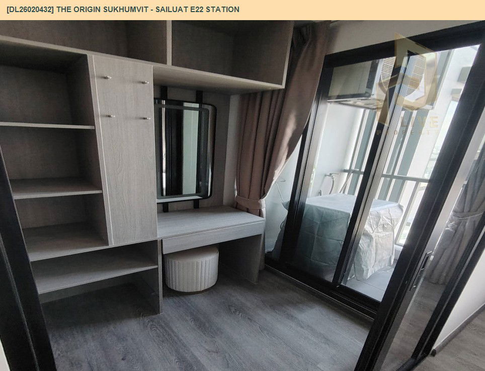 รูป DL26020432 ขายคอนโด ดิ ออริจิ้น สุขุมวิท - สายลวด E22 สเตชั่น (THE ORIGIN SUKHUMVIT - SAILUAT E22 STATION) ใกล้ BTS สายลวด พร้อมเข้าอยู่ โทรด่วน 0614453194 LineID @162cjixi - รูปที่ 10/10