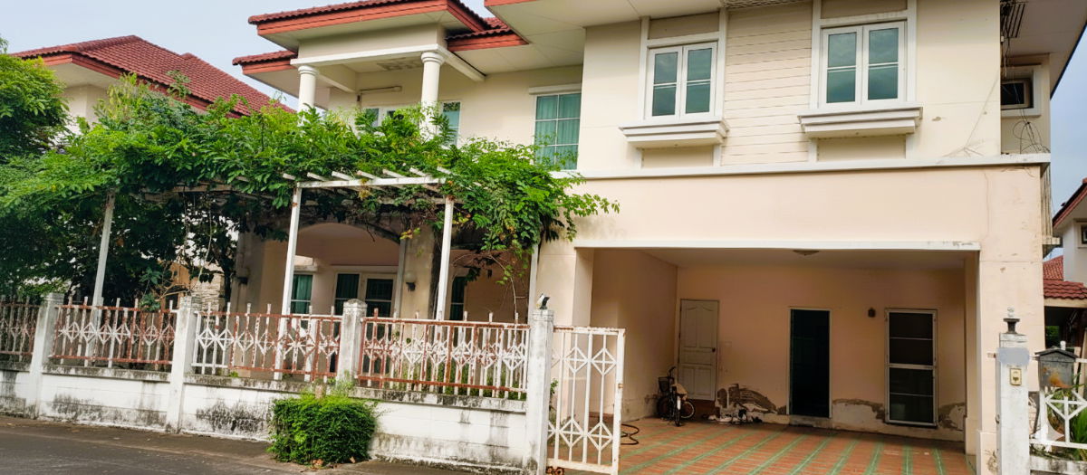 รูป 🏡 ให้เช่า! บ้านเดี่ยว พร้อมเข้าอยู่! หมู่บ้าน เดอะสวีท การ์เด้นวิลล์ 2  คลองสามวาตะวันตก💰เพียง: 22,000 บาท/ด. โทร  | Line  099-182-5224💕 - รูปที่ 1/14