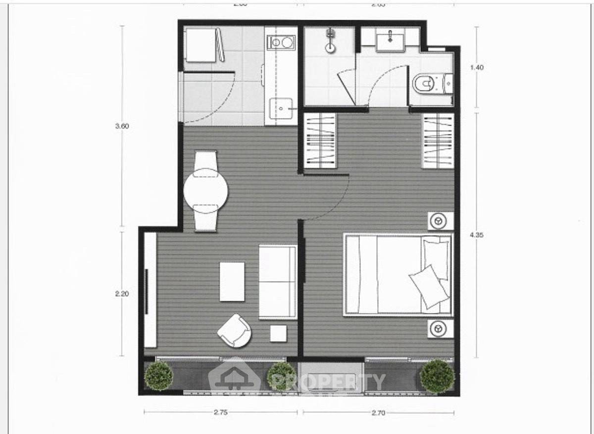 รูป คอนโด 1-ห้องนอน ที่ โนเบิล อราวน์ อารีย์ ใกล้ BTS อารีย์ (ID 2477776) - รูปที่ 6/16