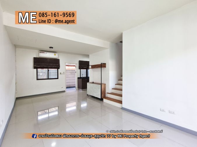 ให้เช่าทาวน์โฮม 3 ห้องนอน 95 ตร.ม. 18 ตร.ว. พฤกษาวิลล์ 57