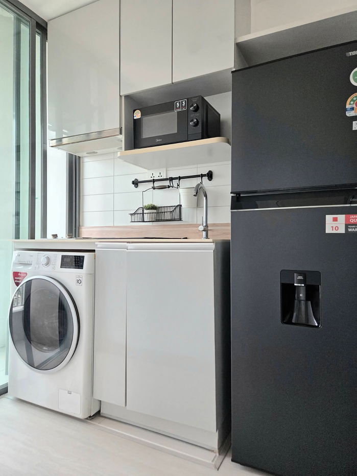 รูป 💮ให้เช่าคอนโด Ideo Mobi Sukhumvit 81 ใกล้ BTS Onnut 1 ห้องstudio 22 ตรม.ห้องสวย มีเครื่องซักผ้า เช่าเพียง 14000- - รูปที่ 1/8