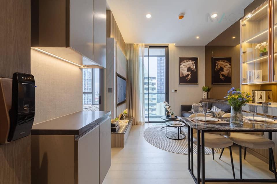 รูป ให้เช่าคอนโด ดิ เอ็กซ์โทร พญาไท-รางน้ำ อาคาร 1 ชั้น 8 1 ห้องนอน ขนาด 32 ตรม ใกล้ ใกล้ BTS อนุสาวรีย์ - รูปที่ 6/8