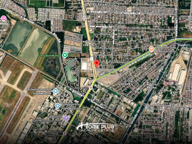 Land for sale, 182 sq wah, Don Mueang