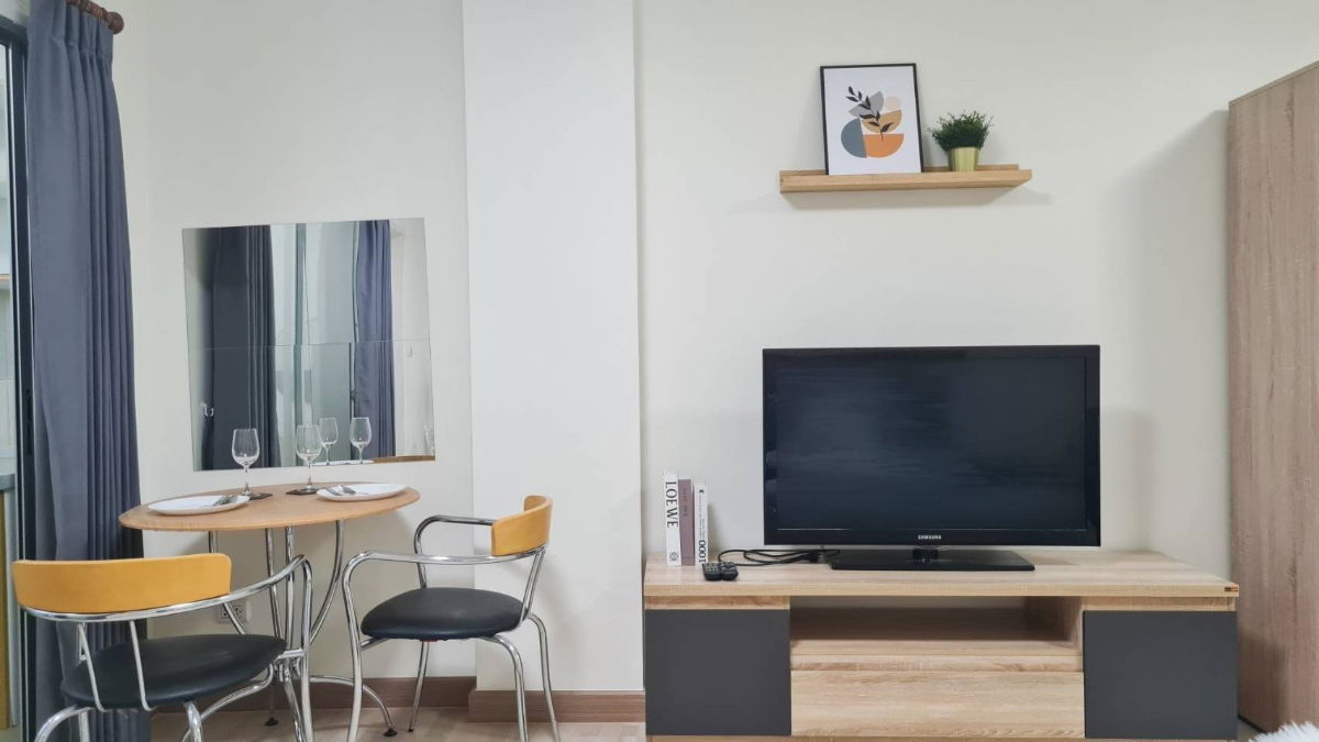 รูป คอนโด City Home รัชดา ซอย 10 ห้องมุม 30 ตรม. วิวสวย 🌃  ห้องใหม่เอี่ยม เพิ่งรีโนเวทเสร็จ 12000 - รูปที่ 6/15