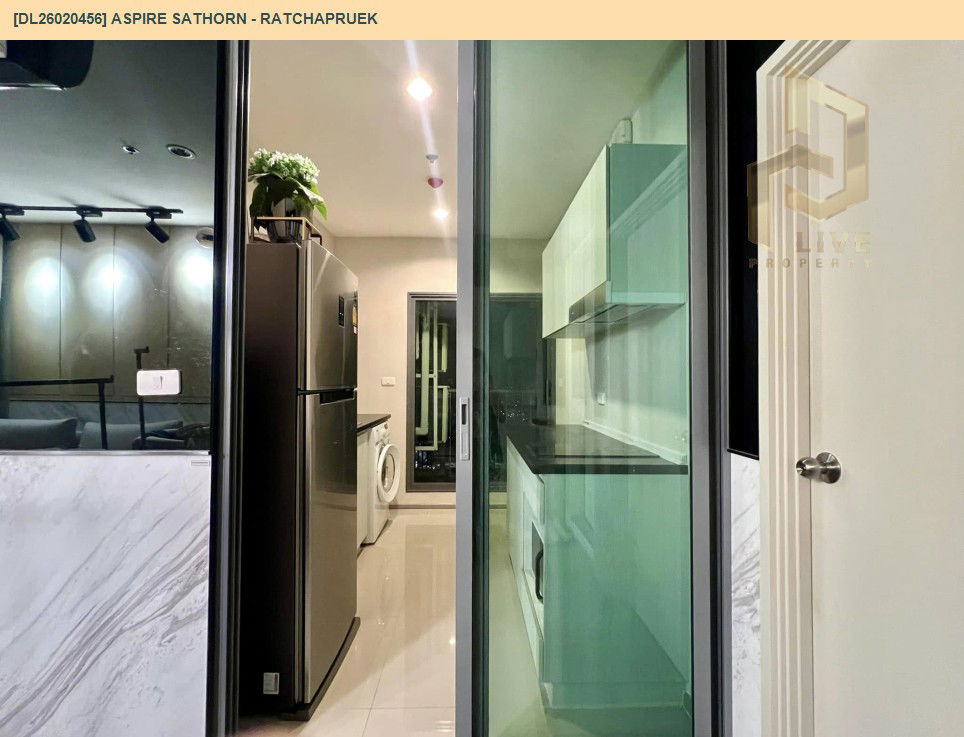 รูป DL26020456 ให้เช่าคอนโด แอสปาย สาทร - ราชพฤกษ์ (Aspire Sathorn - Ratchapruek) ใกล้ BTS บางหว้า พร้อมเข้าอยู่ โทรด่วน 0656133286 LineID @534wlwof - รูปที่ 13/18