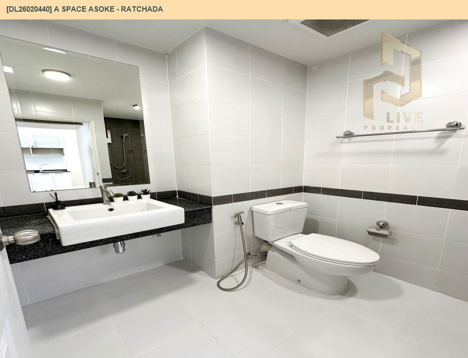 รูป DL26020440 ขายคอนโด เอ สเปซ อโศก - รัชดา (A Space Asoke - Ratchada) ใกล้ MRT พระราม 9 พร้อมเข้าอยู่ โทรด่วน 0656133286 LineID @534wlwof - รูปที่ 11/12