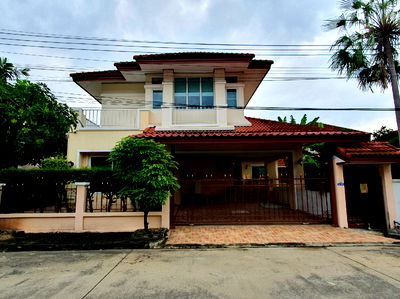 เช่าบ้านเดี่ยว ลำลูกกา คลองหนึ่ง : ✨️ให้เช่า บ้านเดี่ยว มบ.ฟ้ากรีนพาร์ค เฟส 2 คลอง 2 ถ.เสมาฟ้าคราม ตบแต่งพร้อมอยู่ เดินทางสะดวก✨️