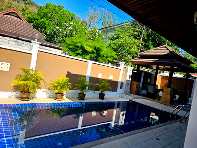 Houses for rent Muang Phuket Phuket : Private 3-Bedroom Pool Villa for Rent in Chalong – Tropical Valley Views, 260 sqm Usable Area 🏊‍♂️🌴✨