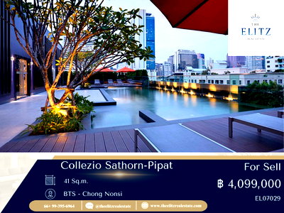 ขายคอนโด : ✨ Exclusive Opportunity at Sathon-Silom Collezio Sathorn-Pipat | Modern Italian Design ❤️