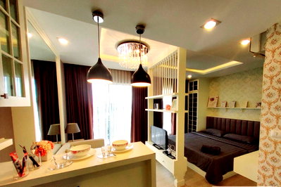 Condos for rent Nong Mon Market : The Patio bangsaen Floor6 For Rent 