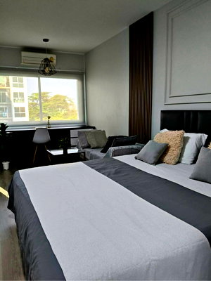 คอนโดให้เช่า : ห้องใหม่ ราคาน่ารัก แต่งครบ A space sukhumvit77