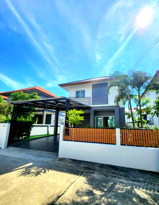 Houses for sale Mahidol University Salaya : For Sale House , Bangkok Garden , wide frontage , newly renovated , Sala Klang , Bang Kruai , Nonthaburi , CX-132843 ✅ Live chat with us ADD LINE @connexproperty ✅