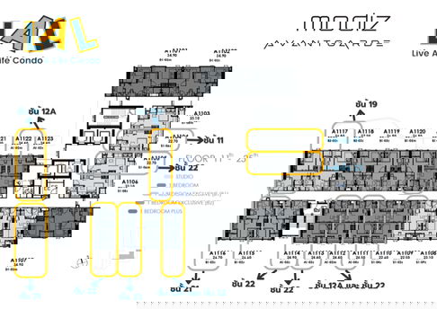 Modiz Avantgarde ขายดาวน์ ถูกสุดๆ เจ้าของขายเอง ชั้นสูง
