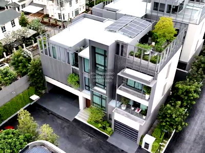 Houses for sale Saiaksorn School : For Sale House , 95E1 , corner unit , wide frontage , Khlong Chan , Bang Kapi , Bangkok , CX-138970 ✅ Live chat with us ADD LINE @connexproperty ✅