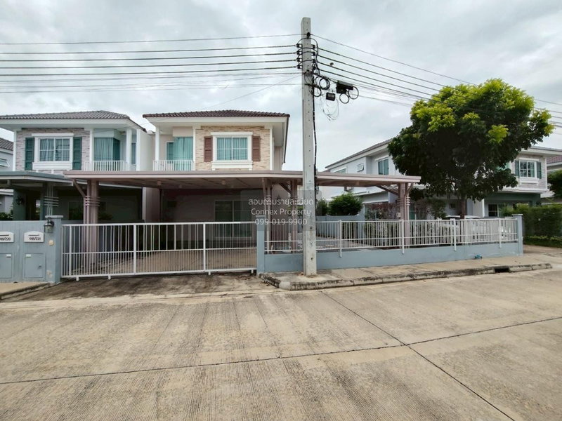 Houses for sale : For Sale House , Villaggio Prachauthit 90 , wide frontage , Ban Khlong Suan , Phra Samut Chedi , Samut Prakarn , CX-123340 ✅ Live chat with us ADD LINE @connexproperty ✅