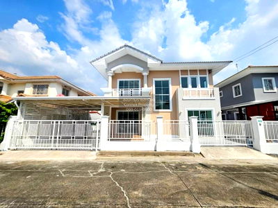 Houses for sale Lotus's go fresh Pruksa Village 3 : For Sale House , Pruksa Village 5 Wongwaen - Rattanathibet , wide frontage , newly renovated , Bang Khu Rat , Bang Bua Thong , Nonthaburi , CX-109004 ✅ Live chat with us ADD LINE @connexproperty ✅