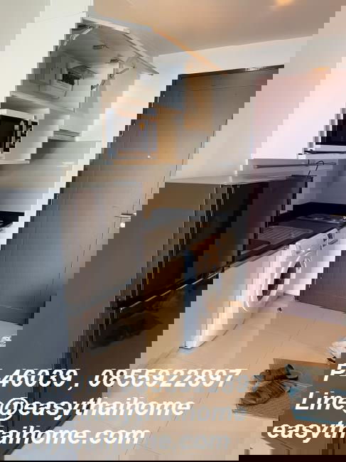 รูป P-46039 วิวเมืองสวย! 1 ห้องนอน แอ็บสแตร็กส์ พหลฯ ใกล้ MRT สะพานควาย 14,000 บาท | Line Id @easythaihome | 085-592-2897 - รูปที่ 11/25