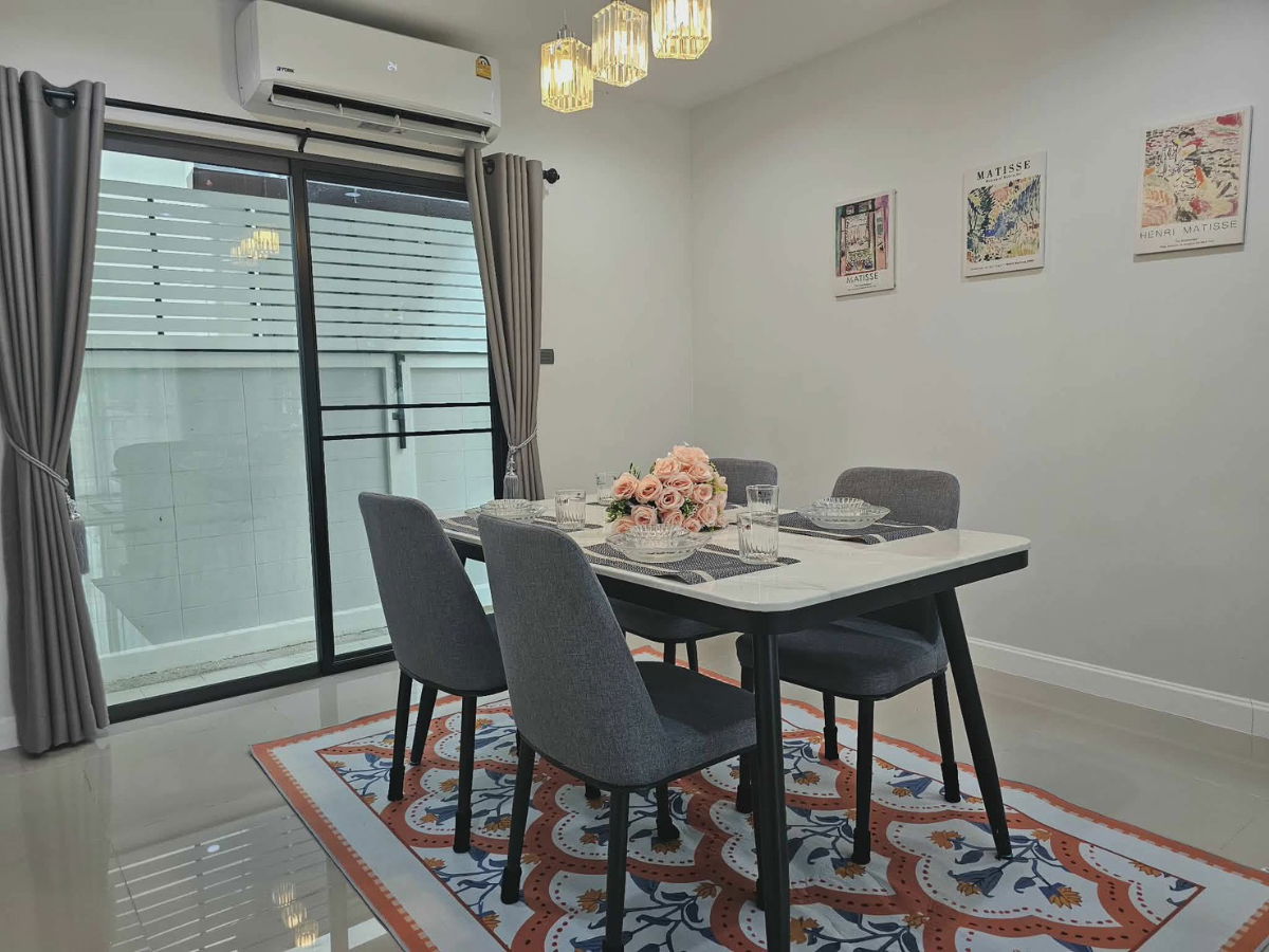 รูป 🏠 บ้านให้เช่า กาญจน์กนก 12 เฟส 3 สารภี บ้านสวย 3 นอน ใกล้เมือง - รูปที่ 5/17