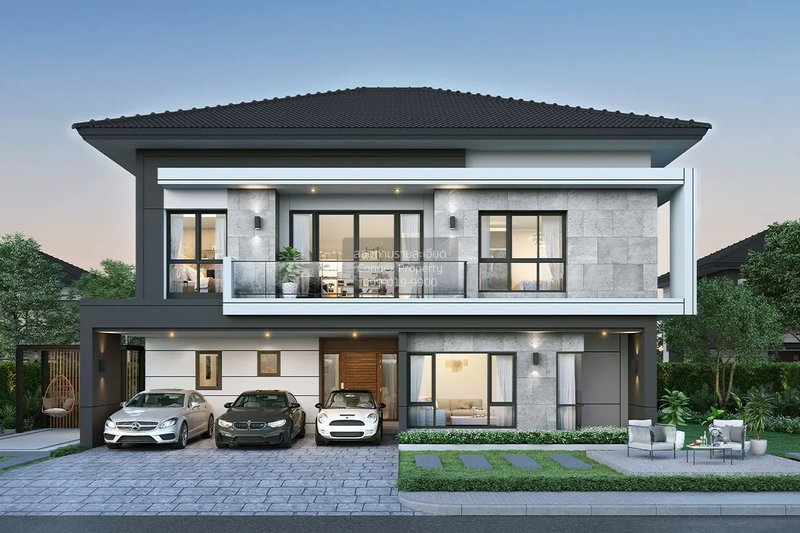 Houses for sale : For Sale House , THE CITY Donmueang - Chaengwattana , MRT-Pak Kret Bypass , Ban Mai , Pak Kret , Nonthaburi , CX-140750 ✅ Live chat with us ADD LINE @connexproperty ✅