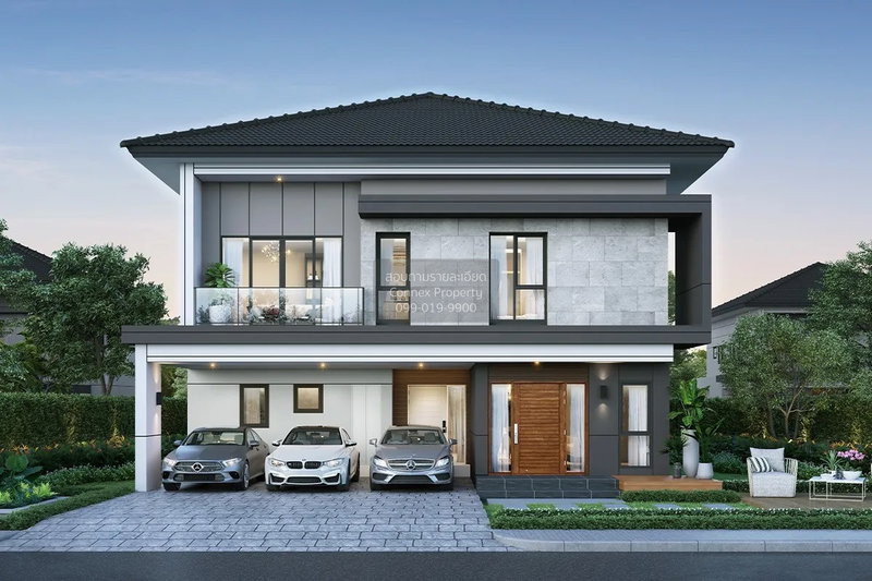 Houses for sale : For Sale House , THE CITY Donmueang - Chaengwattana , MRT-Pak Kret Bypass , Ban Mai , Pak Kret , Nonthaburi , CX-140749 ✅ Live chat with us ADD LINE @connexproperty ✅