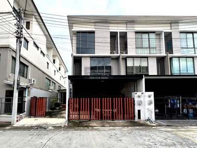 Townhouses for sale Rajavithi 2 Rangsit : Townhome, corner unit, SMART HOME, solar cells, Patio Phahonyothin 92, area 31.6 sq m., 4 bedrooms, 3 bathrooms, ready to move in immediately. CX-136387 ✅ Live chat with us ADD LINE @connexproperty ✅