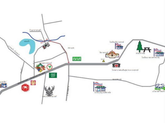 รูป K01691 ขายอาคารพาณิชย์ ตำบลบางสวรรค์ อำเภอพระแสง สุราษฎร์ธานี - รูปที่ 8/8