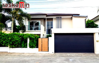 Houses for sale Bang Lamung Chonburi : KT0218📲LineID @556ryccg🏖️BaanPruksa Chaiyapruk2-Jomtien Land 215sqm House 200sqm 2Bedroom with Garden near🏖️Jomtien Beach