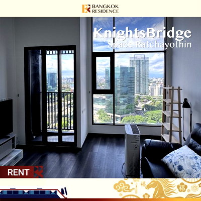 Condos for rent :  KnightsBridge Space Ratchayothin 🌇 Stunning View Unit  🌟 Near BTS Phahonyothin 24 