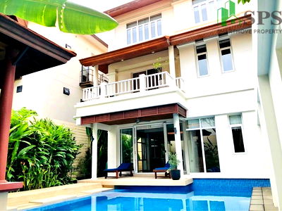 Houses for rent MRT Phetchaburi : Private Pool villa for rent Sukhumvit 31 Promphong ( SPSEVE1708 )