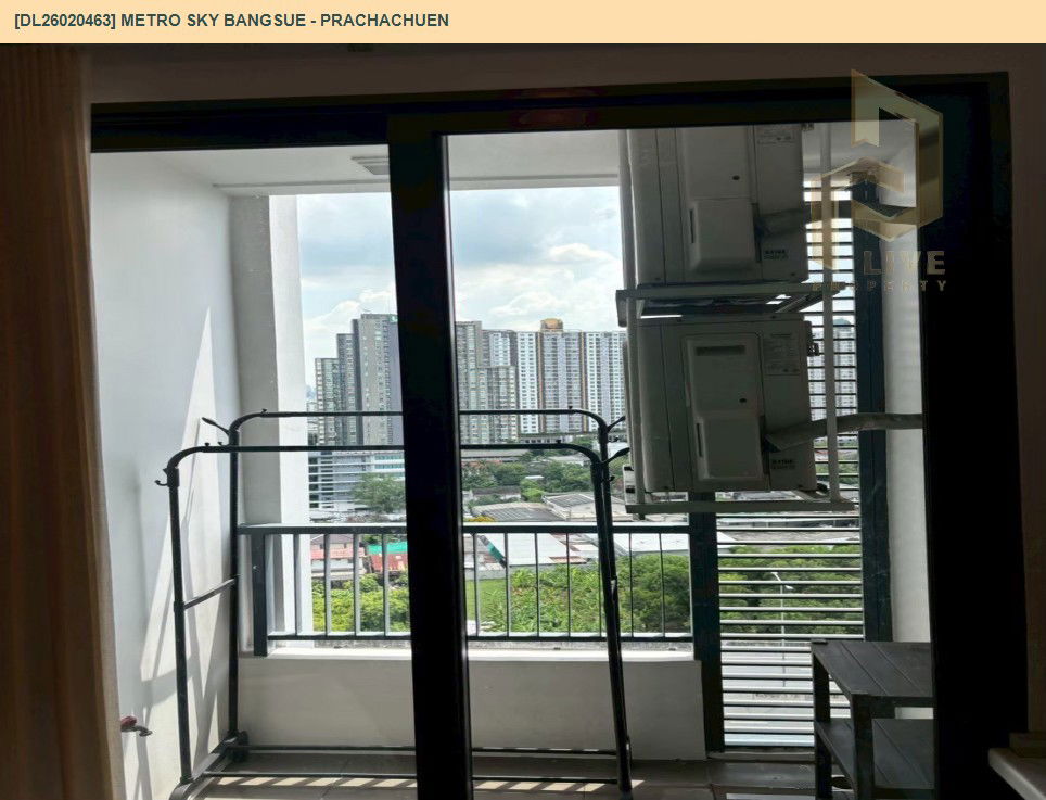 รูป DL26020463 ให้เช่าคอนโด เมโทร สกาย บางซื่อ - ประชาชื่น (Metro Sky Bangsue - Prachachuen) ใกล้ MRT บางซ่อน พร้อมเข้าอยู่ โทรด่วน 0614453194 LineID @162cjixi - รูปที่ 10/12