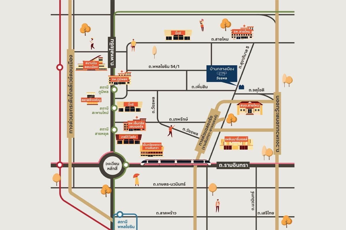 รูป ** ปล่อยเช่า ทาว์นโฮม ** หมู่บ้านกลางเมือง วัชรพล สุขาภิบาล 5 ราคาถูกที่สุดในย่านนี้ ราคาพิเศษ - รูปที่ 3/34