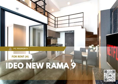 Condos for rent : For Rent ✨ IDEO New Rama 9 ✨ Fully furnished with appliances. Near Airport Link Ramkhamhaeng.