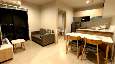 Condos for rent Lak Mueang Shrine, Nonthaburi : 2 Beds Super High Fl. 30+ Unblock view Fully furnished Good Location Close to MRT Chula Kasem   @ Nue Noble Ngamwongwan 