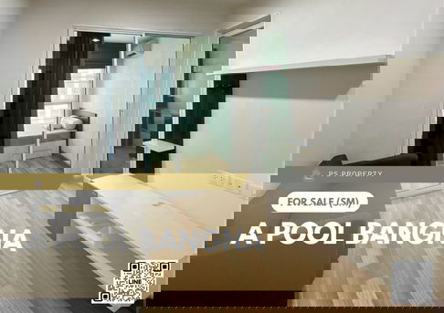 ขายด่วน ✨ A Pool Bangna ✨ เฟอร์นิเจอร์ และ เครื่องใช้ไฟฟ้าครบ ใกล้ BTS บางนา