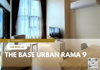 Condos for rent : For Rent ✨ The Base Urban Rama 9 ✨ Fully furnished with appliances. Near MRT Rama 9.