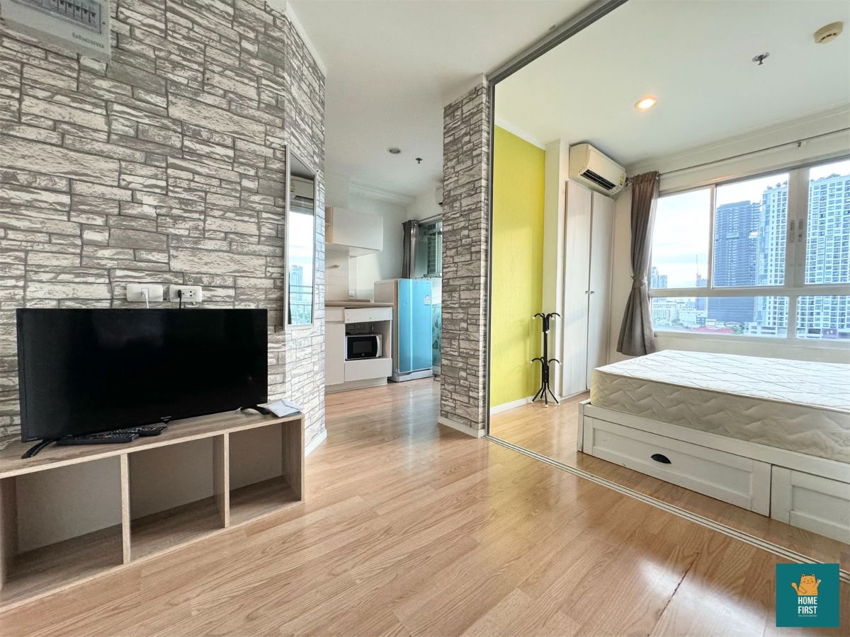 รูป Rent Lumpini Ville สุขุมวิท 77-2 ตึก A1 23ตรม. เฟอร์ครบ 8500 บาท - รูปที่ 2/7