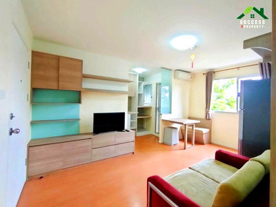 คอนโดให้เช่า : ให้เช่าคอนโด 2 ห้องนอน ลุมพินี มิกซ์ เทพารักษ์-ศรีนครินทร์ เฟอร์ฯคร ห้องริม ชั้น 4 ใกล้รถไฟฟ้า ศรีด่าน 800 ม. ใกล้ทางด่วนวงแหวน