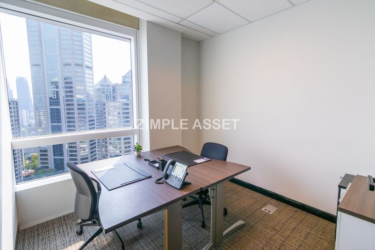 Premium fully serviced office spaces for rent at Athenee Tower, 23rd floor, Wireless Road. Flexible short-term rental options.