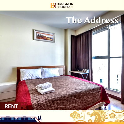 Condos for rent : The Address Siam 🚀 Beautiful unit, fully furnished and move-in ready, Near BTS Ratchathewi 