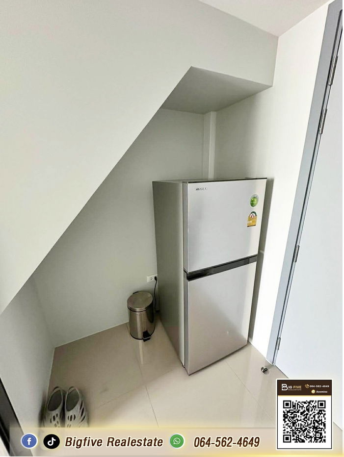 รูป  A69-013    เช่าคอนโด FLEXI รัตนาธิเบศร์ ใกล้ MRT บางกระสอ  2 ชั้น เพดานสูง   ชั้น 10  ✨ - รูปที่ 12/15