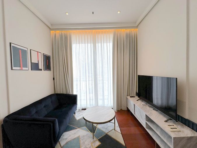 Khun by yoo 1 ห้องนอน ห้องตัวอย่าง แต่งสวยครบ