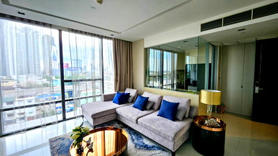 คอนโดให้เช่า : The Bangkok สาธร 2 ห้องนอน แต่งครบ ห้องสวย